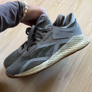 Reebok Black and Cream Athletic Shoes